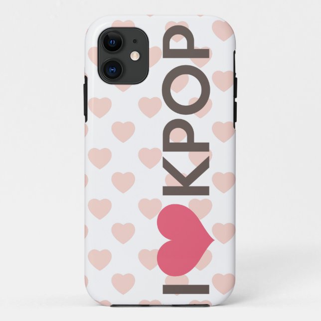 Coques Case-Mate iPhone J'aime Kpop (Dos)