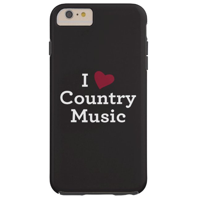 Coques Case-Mate iPhone J'aime la musique country (Dos)