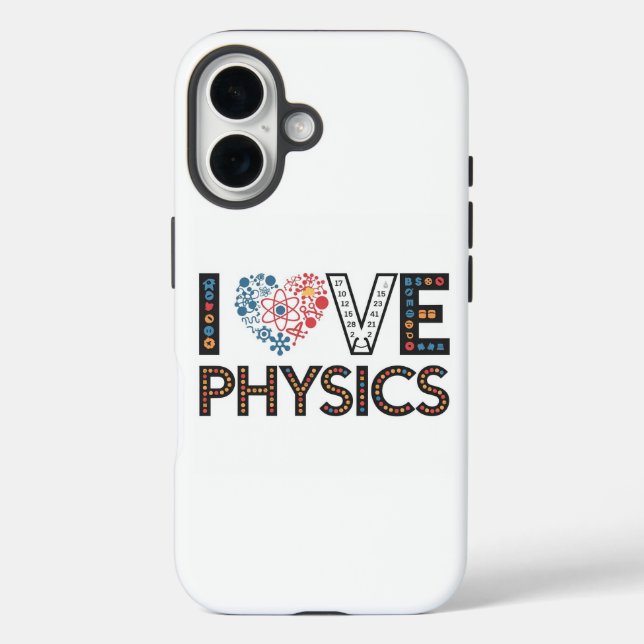 COQUES Case-Mate iPhone J'AIME LA PHYSIQUE (Verso)