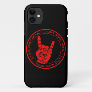 Case-Mate iPhone Case J'aime la radio métallique lourde