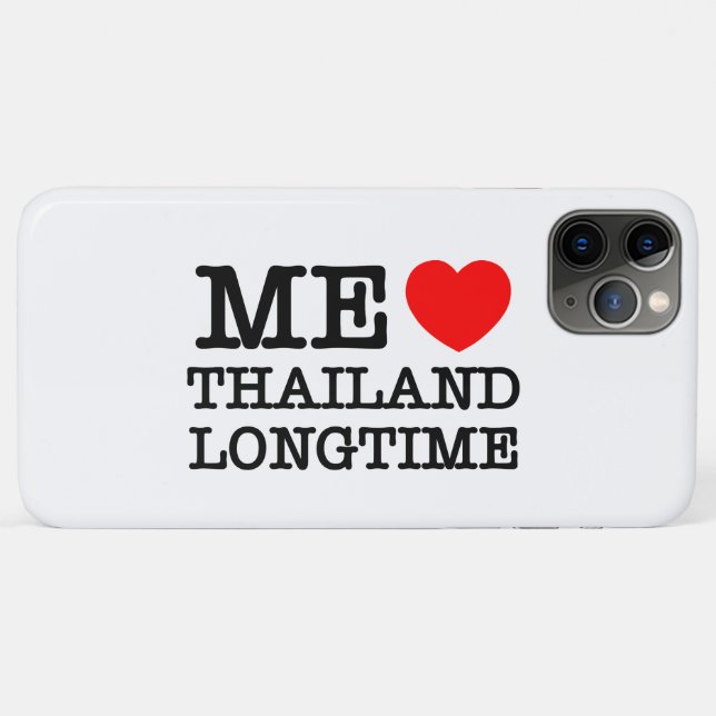 COQUES Case-Mate iPhone J'AIME LA THAÏLANDE LONGTEMPS (Dos (Horizontal))