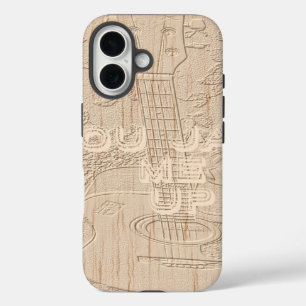 Coques iPhone 16 J'aime le bois brun Hakuna Matata