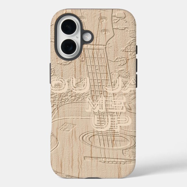 Coques Case-Mate iPhone J'aime le bois brun Hakuna Matata (Verso)