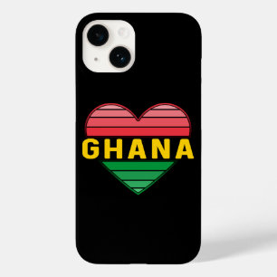 Coque Case-Mate iPhone J'aime le Ghana, le coeur ghanéen