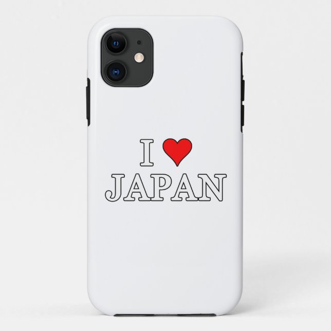 Coques Case-Mate iPhone J'aime le Japon (Dos)