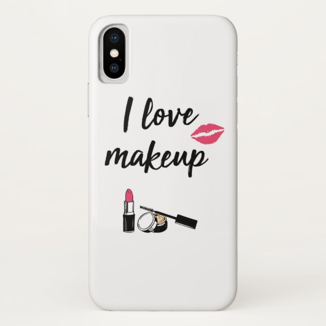 Coques Case-Mate iPhone J'aime le maquillage (Dos)