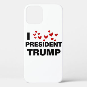 Case-Mate iPhone Case J'aime le Président Trump Coeurs