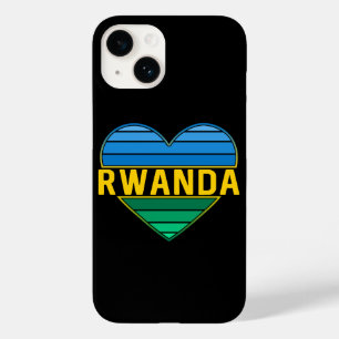 Coque Case-Mate iPhone J'aime le Rwanda, le coeur rwandais rwandais