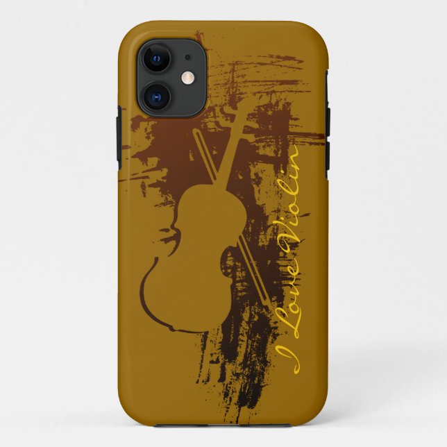 Coques Case-Mate iPhone J'aime le violon (Dos)