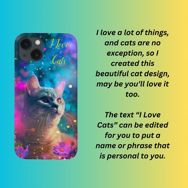 Coques Case-Mate iPhone J'aime les chats (Créateur téléchargé)