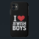 Case-Mate iPhone Case J'aime les garçons juifs Je coeur les garçons juif<br><div class="desc">J'aime les garçons juifs Je coeur les garçons juifs Hanoukka</div>