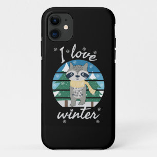 Case-Mate iPhone Case J'aime l'hiver   saison hivernale   mignon renard 