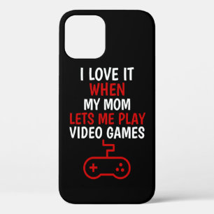 Case-Mate iPhone Case J'aime ma mère quand elle me laisse jouer aux jeux