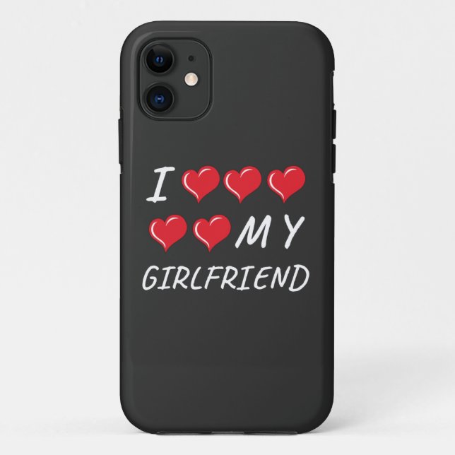 Coques Case-Mate iPhone J'aime ma petite amie T-Shirt (Dos)