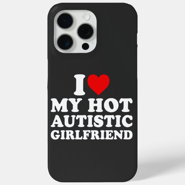 Coques Case-Mate iPhone J'Aime Ma Petite Autiste Chaude (Verso)