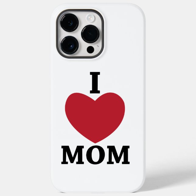 Coques Case-Mate iPhone J'aime maman (Verso)