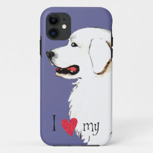 Coque Case-Mate Pour iPhone J'aime mes Grands Pyrénées