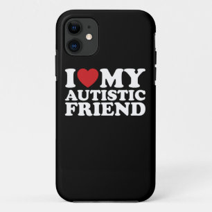 Case-Mate iPhone Case J'aime mon ami autiste Cœur autistique
