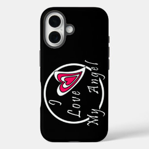 Coque Pour iPhone 16 J'aime mon Ange