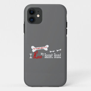 Coque Case-Mate iPhone J'Aime Mon Basset Hound