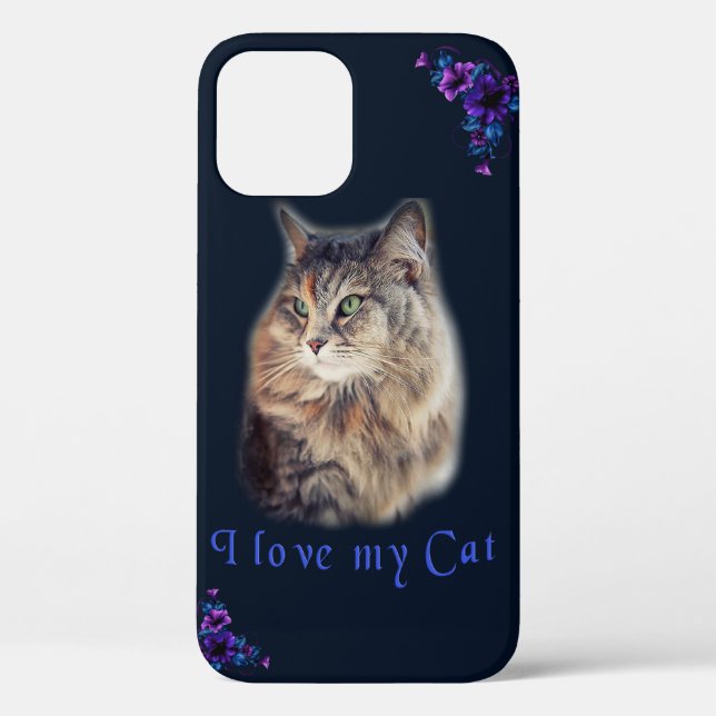 Coques Case-Mate iPhone J'aime mon chat (Verso)