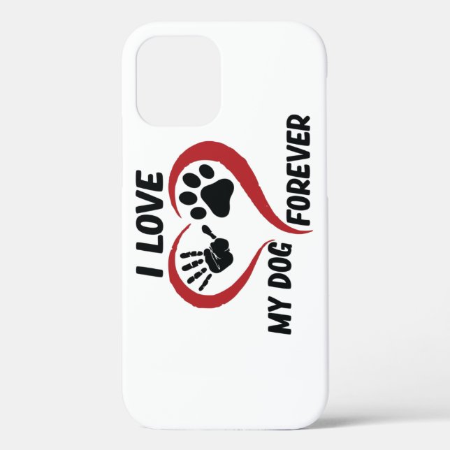 Coques Case-Mate iPhone J'aime mon chien jeter l'oreiller (Verso)