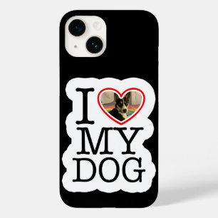 Coque Case-Mate iPhone J'aime mon chien personnalisé