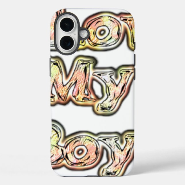 Coques Case-Mate iPhone J'aime mon garçon (Verso)