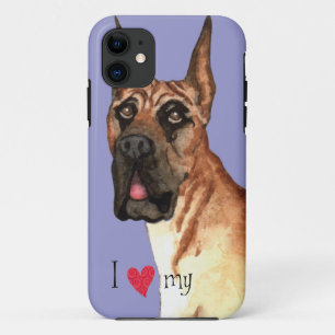 Etui iPhone Case-Mate J'aime mon great dane