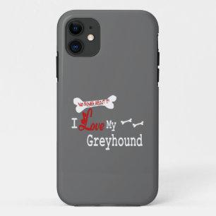 Coques Pour iPhone J'Aime Mon Greyhound