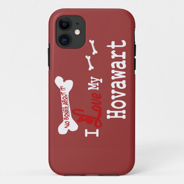 Coques Case-Mate iPhone J'Aime Mon Hovawart (Dos)