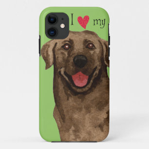 Coques Pour iPhone J'aime mon laboratoire de chocolat