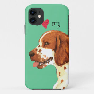 Etui iPhone Case-Mate J'aime mon springer spaniel de Gallois