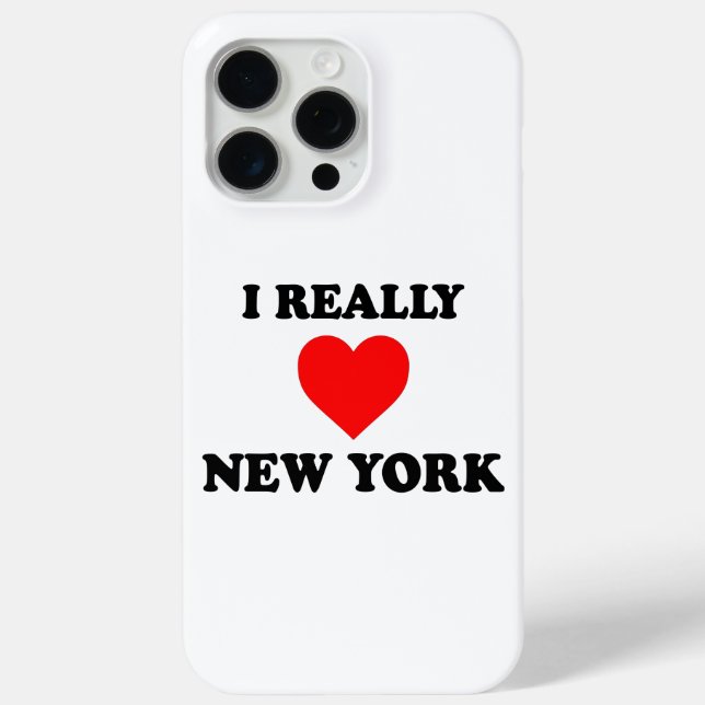 Coques Case-Mate iPhone j'aime vraiment beaucoup new york (Verso)