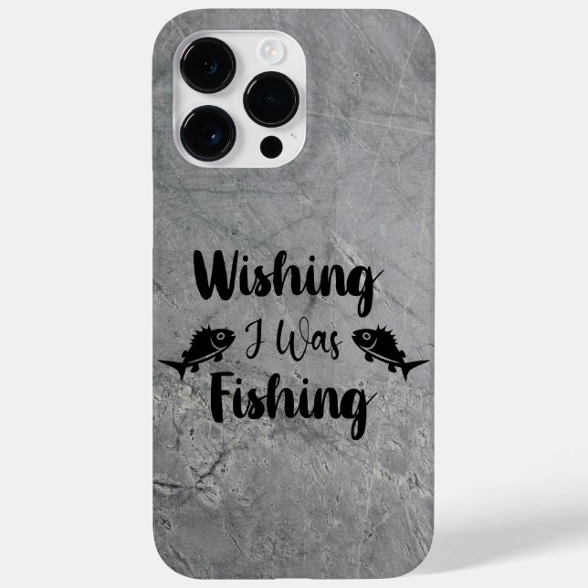 Coques Case-Mate iPhone J'aimerais pêcher une citation drôle (Verso)