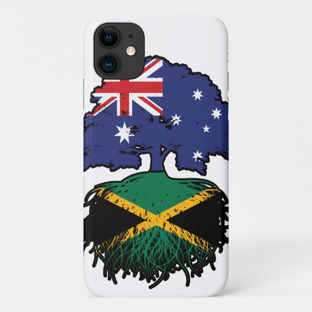 Coques Case-Mate iPhone Jamaïque Jamaïcaine Australie racine arbre (Dos)