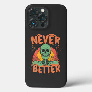 Case-Mate iPhone Case Jamais mieux Skeleton Halloween