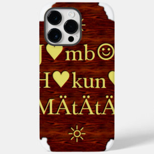 Coque Pour Pour iPhone 14 Pro Max Jambo Hakuna Matata : Art africain Imprimer/Graphi