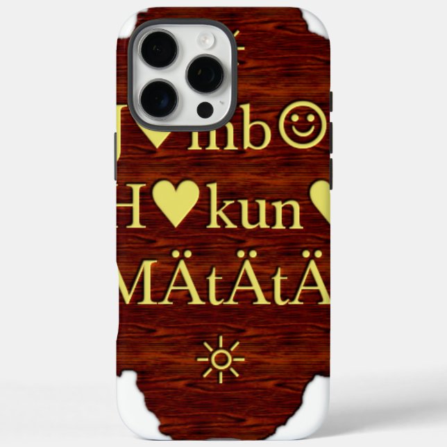 Coques Case-Mate iPhone Jambo Hakuna Matata : Art africain Imprimer/Graphi (Verso)