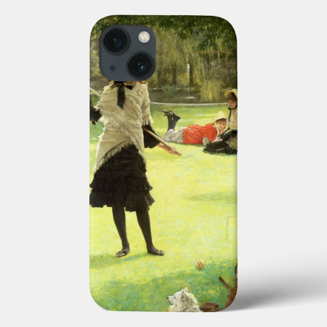 Coques Case-Mate iPhone James Tissot | Croquet, c.1878 (Verso)