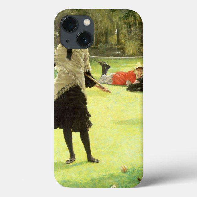 Coques Case-Mate iPhone James Tissot | Croquet, c.1878 (Verso)