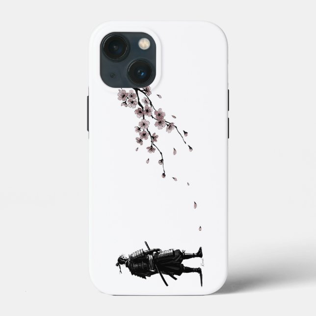 Coques Case-Mate iPhone Japanese Ink Art Samurai & Sakura (Verso)