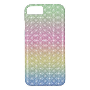 Case-Mate iPhone Case Japonais Asanoha traditionnel Print Pastel Arc-en-