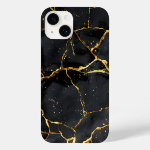 Coque Case-Mate iPhone Japonais Kintsugi Noir & Or