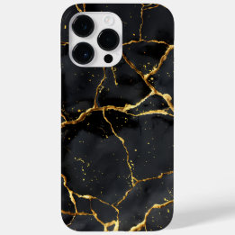 Coque Case-Mate iPhone Japonais Kintsugi Noir & Or
