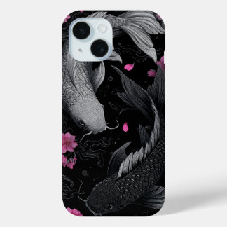 Coque Case-Mate iPhone Japonais Koi Fish mode foncé