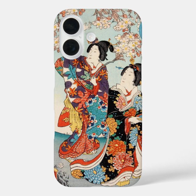 Coques Case-Mate iPhone Japonaise vintage beauté geisha femme Maiko (Verso)