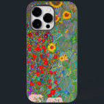 Coque Case-Mate iPhone Jardin agricole de Gustav Klimt avec tournesols<br><div class="desc">Jardin agricole de Gustav Klimt avec Coque-Mate -Mate iPhone 14 Pro Max Coque.</div>