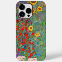 Jardin agricole de Gustav Klimt avec tournesols