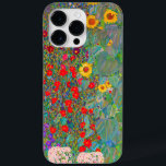 Coque Case-Mate iPhone Jardin agricole de Gustav Klimt avec tournesols<br><div class="desc">Jardin agricole de Gustav Klimt avec Coque-Mate -Mate iPhone 14 Pro Max Coque.</div>